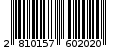Γραμμωτός κωδικός 2810157602020