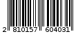 Γραμμωτός κωδικός 2810157604031