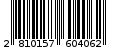 Γραμμωτός κωδικός 2810157604062