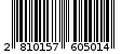 Γραμμωτός κωδικός 2810157605014