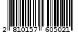 Γραμμωτός κωδικός 2810157605021