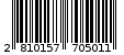 Γραμμωτός κωδικός 2810157705011