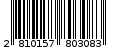 Γραμμωτός κωδικός 2810157803083