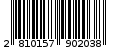 Γραμμωτός κωδικός 2810157902038