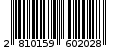 Γραμμωτός κωδικός 2810159602028