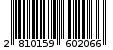 Γραμμωτός κωδικός 2810159602066