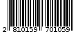 Γραμμωτός κωδικός 2810159701059