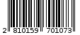 Γραμμωτός κωδικός 2810159701073