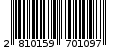 Γραμμωτός κωδικός 2810159701097