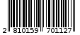 Γραμμωτός κωδικός 2810159701127