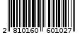 Γραμμωτός κωδικός 2810160601027