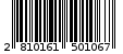 Γραμμωτός κωδικός 2810161501067