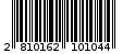Γραμμωτός κωδικός 2810162101044