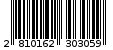 Γραμμωτός κωδικός 2810162303059