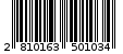 Γραμμωτός κωδικός 2810163501034