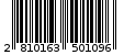 Γραμμωτός κωδικός 2810163501096