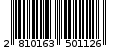 Γραμμωτός κωδικός 2810163501126