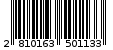 Γραμμωτός κωδικός 2810163501133