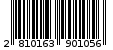 Γραμμωτός κωδικός 2810163901056