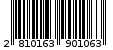 Γραμμωτός κωδικός 2810163901063