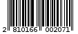 Γραμμωτός κωδικός 2810166002071