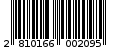 Γραμμωτός κωδικός 2810166002095