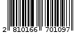 Γραμμωτός κωδικός 2810166701097
