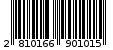 Γραμμωτός κωδικός 2810166901015