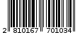 Γραμμωτός κωδικός 2810167701034