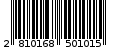 Γραμμωτός κωδικός 2810168501015