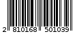 Γραμμωτός κωδικός 2810168501039