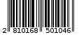 Γραμμωτός κωδικός 2810168501046