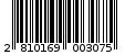 Γραμμωτός κωδικός 2810169003075