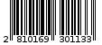Γραμμωτός κωδικός 2810169301133