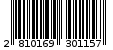 Γραμμωτός κωδικός 2810169301157