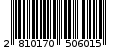 Γραμμωτός κωδικός 2810170506015