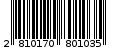 Γραμμωτός κωδικός 2810170801035