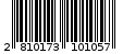 Γραμμωτός κωδικός 2810173101057
