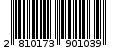 Γραμμωτός κωδικός 2810173901039