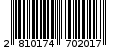 Γραμμωτός κωδικός 2810174702017