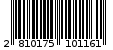 Γραμμωτός κωδικός 2810175101161