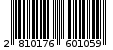 Γραμμωτός κωδικός 2810176601059