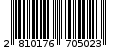 Γραμμωτός κωδικός 2810176705023