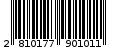 Γραμμωτός κωδικός 2810177901011