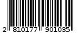 Γραμμωτός κωδικός 2810177901035