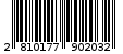 Γραμμωτός κωδικός 2810177902032