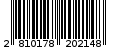 Γραμμωτός κωδικός 2810178202148