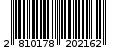 Γραμμωτός κωδικός 2810178202162