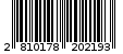 Γραμμωτός κωδικός 2810178202193