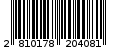 Γραμμωτός κωδικός 2810178204081